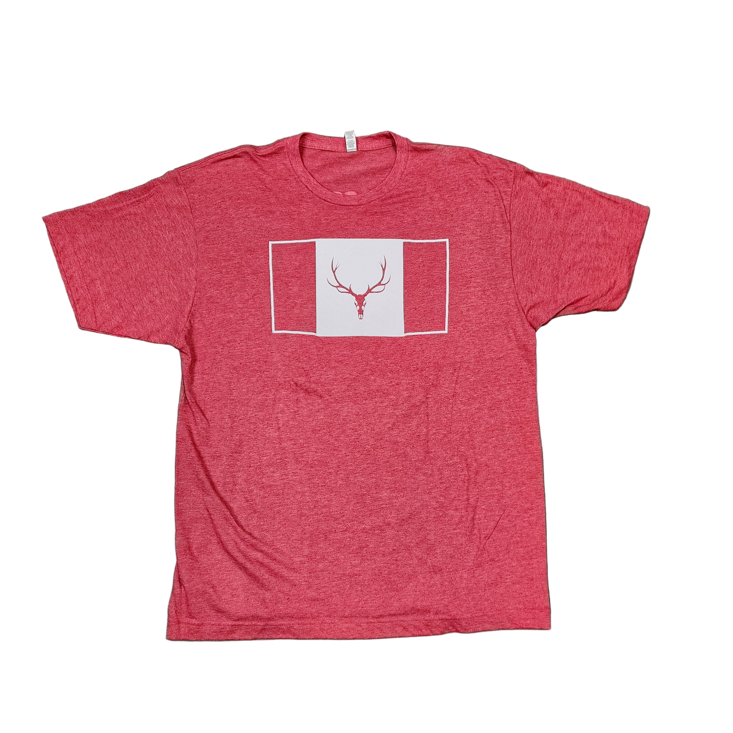 JBA - T-shirt drapeau du Canada - Rouge chiné - XXL