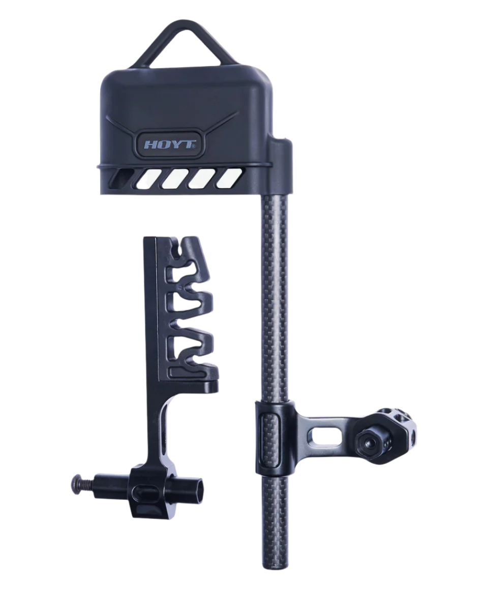 Hoyt - Carquois 2 pièces Carbon Superlite - 4 flèches - Noir