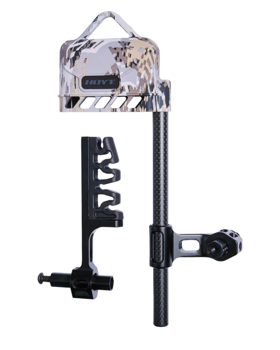 Hoyt - Carquois 2 pièces Carbon Superlite - 4 flèches - Noir