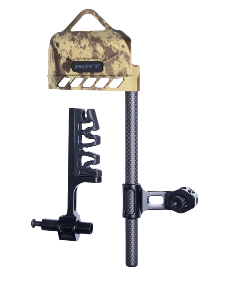 Hoyt - Carquois 2 pièces Carbon Superlite - 4 flèches - Noir