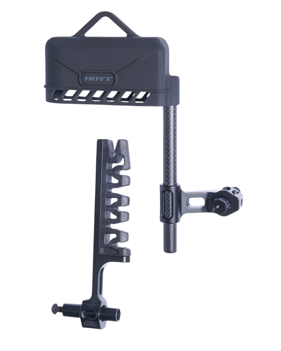 Hoyt - Carquois 2 pièces Carbon Superlite - 4 flèches - Noir