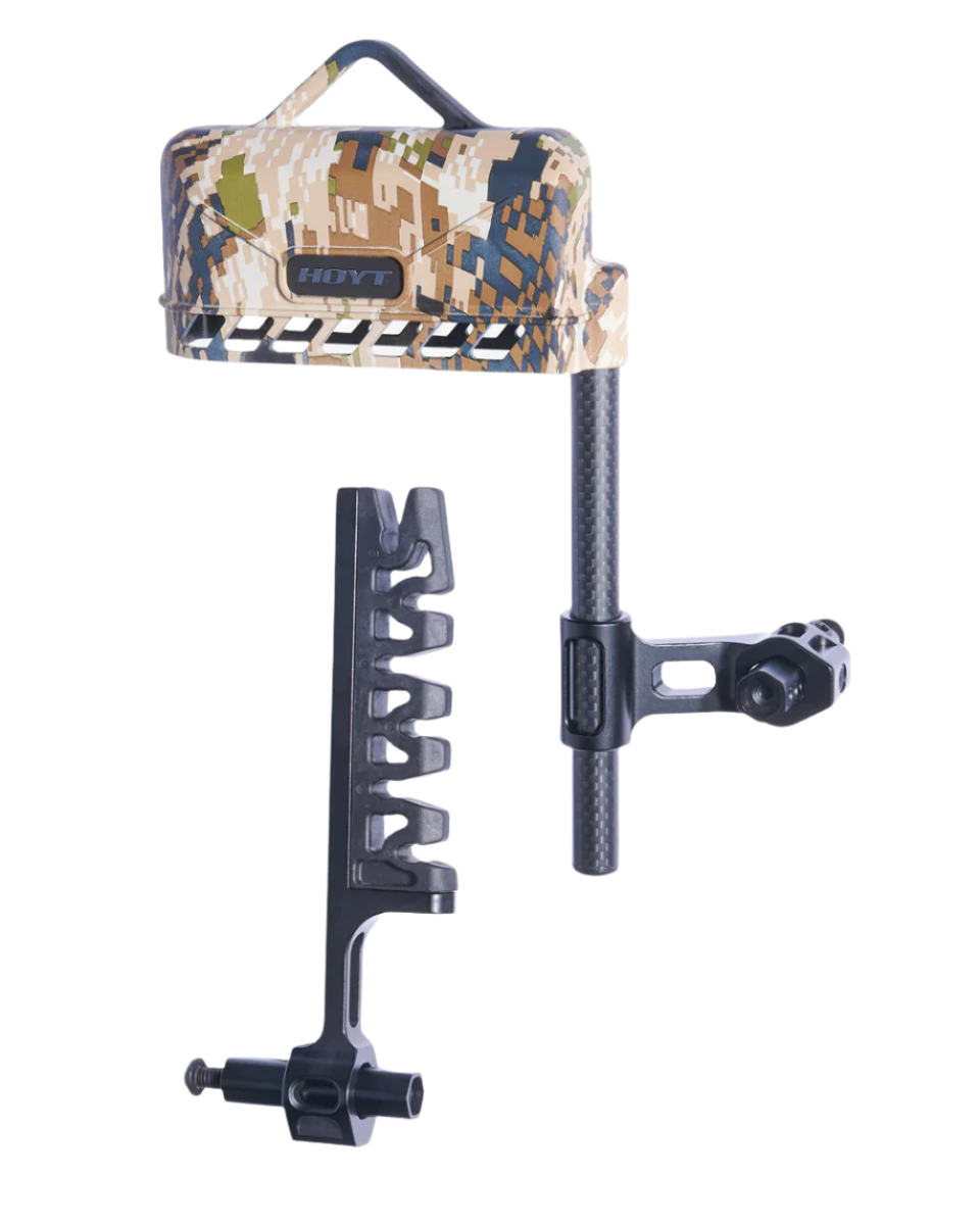 Hoyt - Carquois 2 pièces Carbon Superlite - 4 flèches - Noir