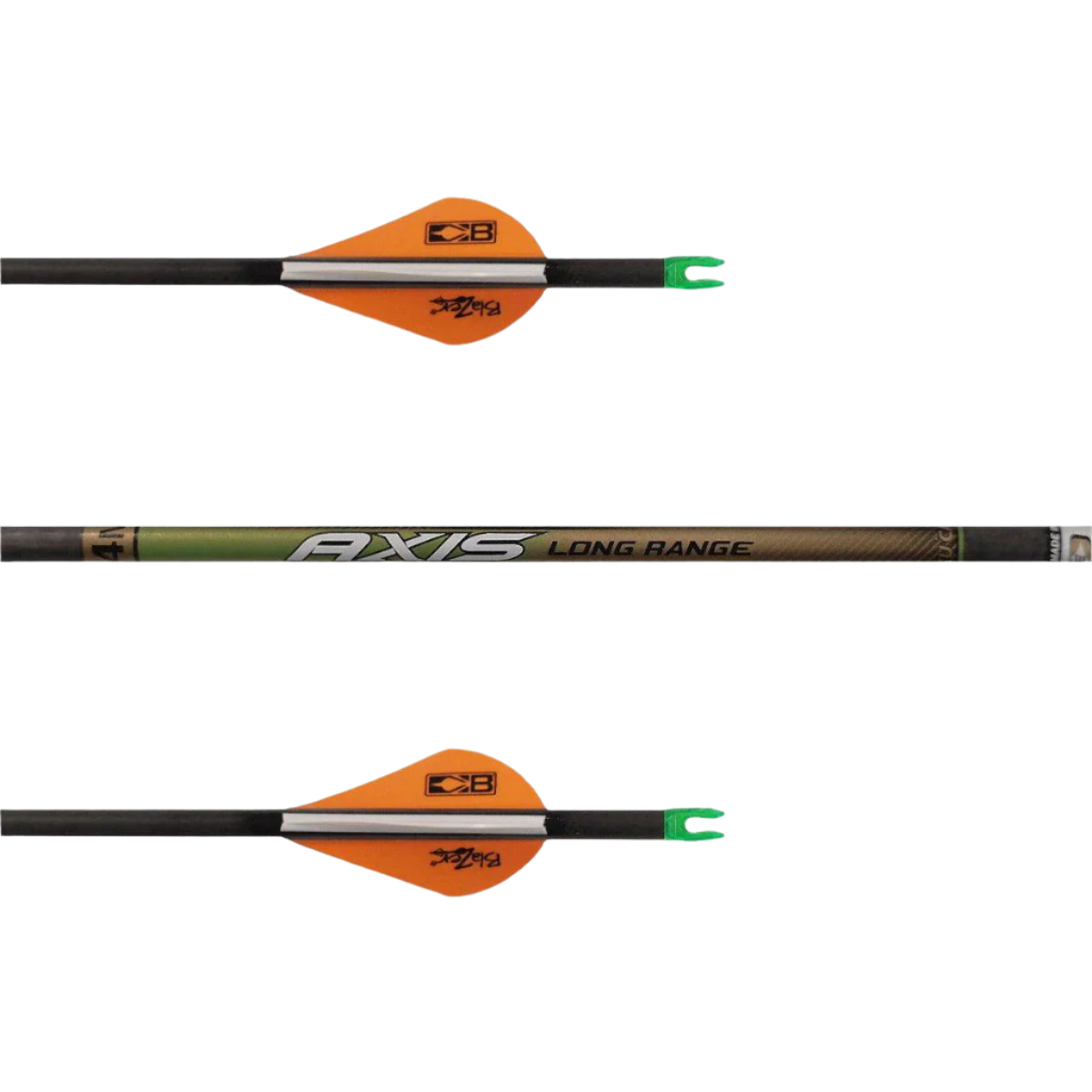 Easton - Axis - 4mm Long Range - Fletched (6)