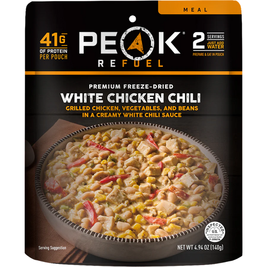 PEAK - Refuel Freeze-Dried Meals - White Chicken Chili