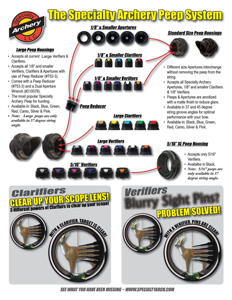 Specialty Archery - Ultra Lite Non-Hooded Peep