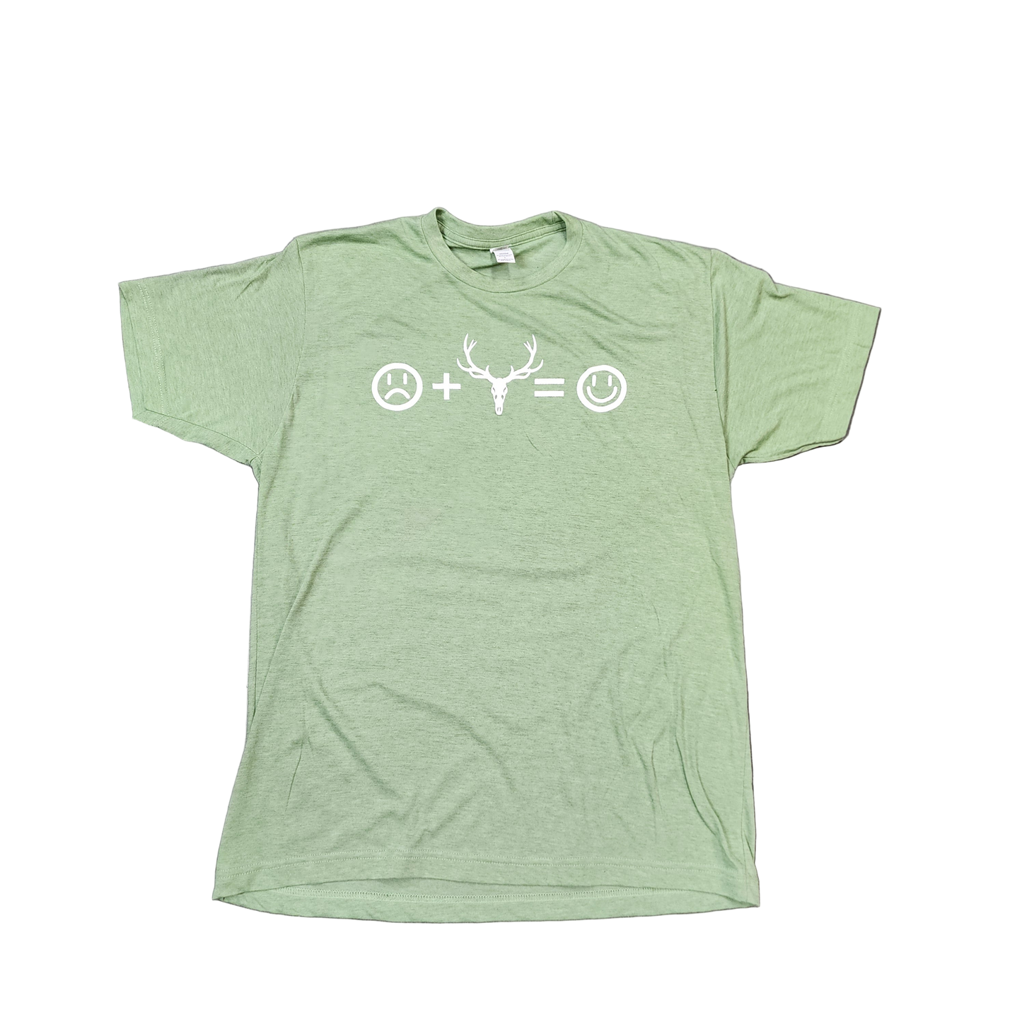 JBA - Smiley Face T-Shirt - Heather Green