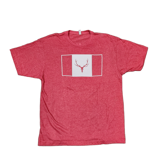 JBA - Canada Flag T-Shirt - Heather Red