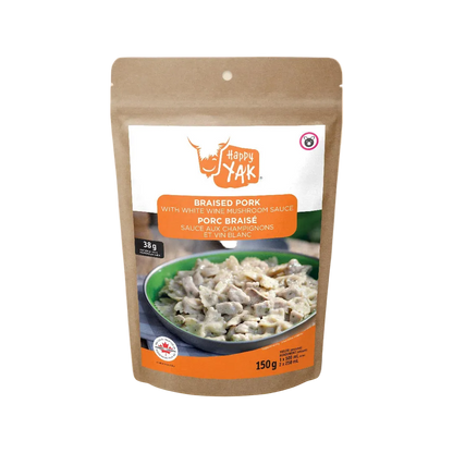 Happy Yak - Braised Pork w/ White Wine Mushroom Sauce