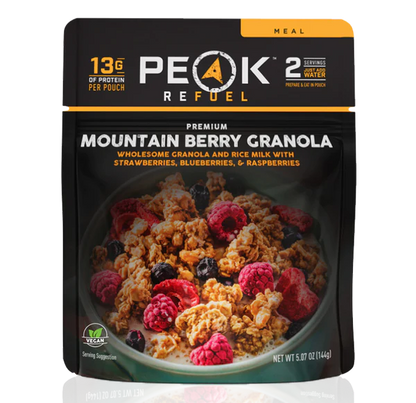 PEAK - Repas lyophilisés Refuel - Granola aux baies des montagnes