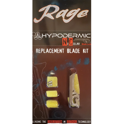 Rage - Hypodermic No Collar Rep. Blade Kit