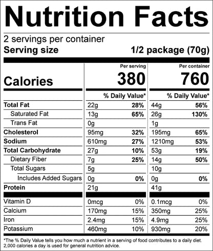 PEAK - Refuel Freeze-Dried Meals - White Chicken Chili