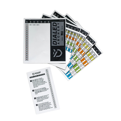 Dialed Archery - Sight Tape Booklet