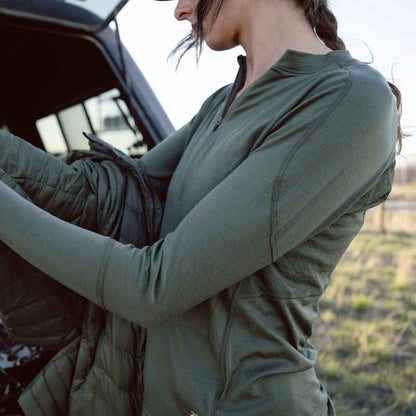 First Lite - Wmn's Wick Quarter Zip 2.0